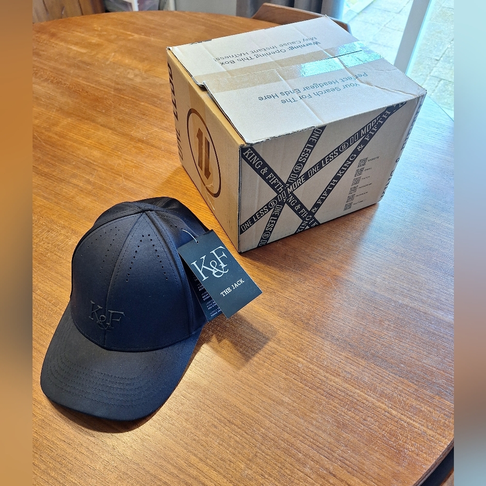 King & Fifth Athleisure Fitted Baseball Cap